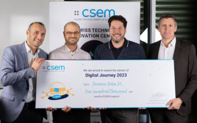Socorex gagne le Digital Journey Award 2023 du CSEM